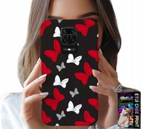 ETUI DO XIAOMI NOTE 9 PRO / 9S - KOKARDKI CZERWONO BIAŁE MYSZKA, WZORY