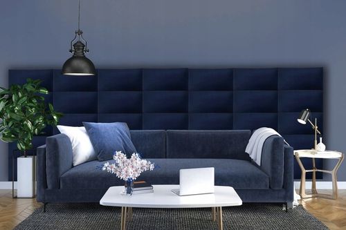 60x40 Panele tapicerowane ścienne wezgłowie welur na Arena.pl