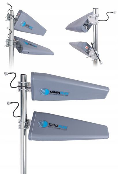 ANTENA DUAL DO ROUTERA WZMACNIACZA TELEFONU INTERNETU GSM LTE 3G 4G 2x23dB zdjęcie 11