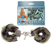 Wytrzymałe Kajdany W Zeberkę - Love Cuffs Zebra