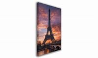 OBRAZ NA PŁÓTNIE PROSTOKĄTNY - Wieża Eiffla