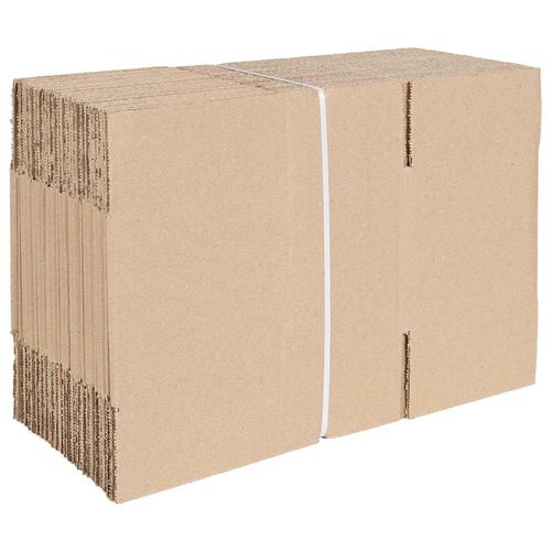 Pudełko składane 50 pcs Brązowy 24 x 13 x 13 cm Tektura na Arena.pl