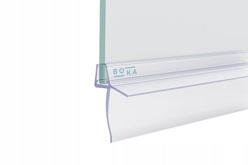 Uszczelka z długim piórem do drzwi kabiny prysznicowej 6 - 8 mm Drzwi 100cm na Arena.pl