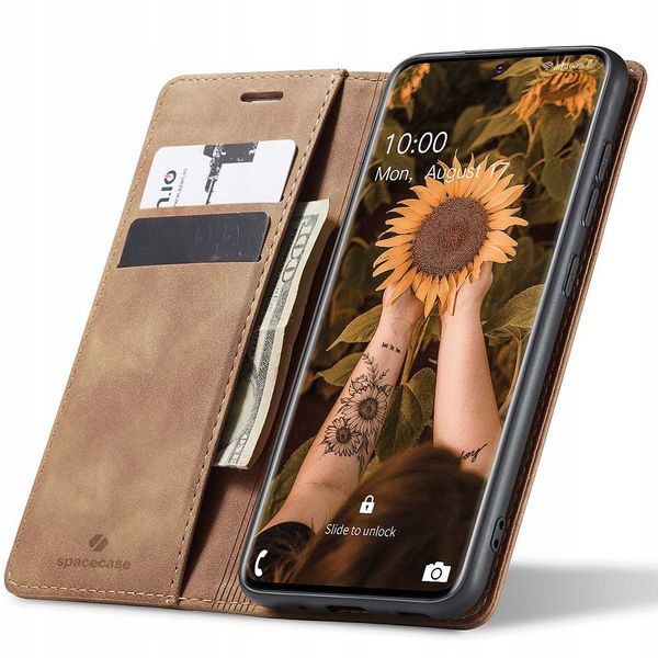 Spacecase Wallet Galaxy S20 Light Brown zdjęcie 1