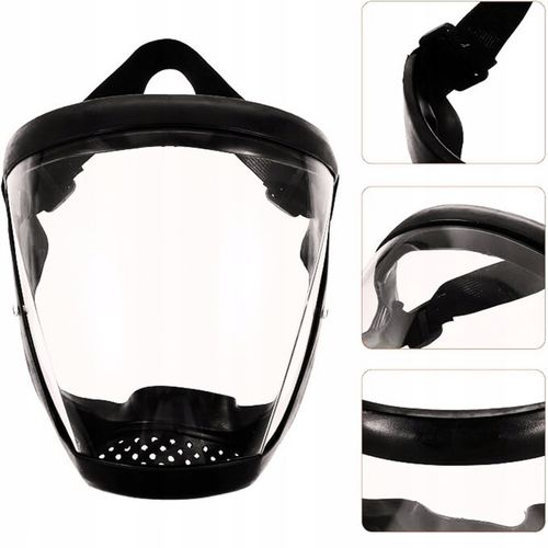 Maska ochronna na twarz przezroczysta z 10szt filtrem PM2.5 na Arena.pl