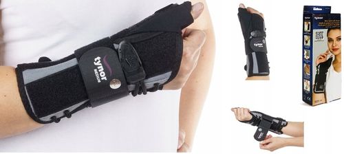 ORTEZA NADGARSTKA STABILIZATOR DŁONI RĘKI Z UJĘCIEM KCIUKA SZYNA STABILNA na Arena.pl