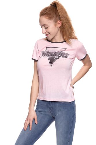 WRANGLER RINGER TEE CHALK PINK W7385EVWG S na Arena.pl