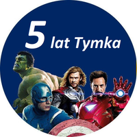Opłatek na tort AVENGERS Batman Iron Man Hulk Thor CPT. Ameryka Spiderman