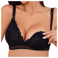 BIUSTONOSZ do karmienia STANIK ciążowy BEZSZWOWY miękki bez fiszbin S