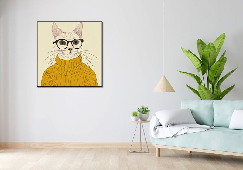Plakat 90x90cm Intelektualista zdjęcie 4