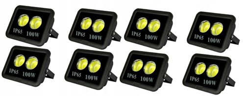 8x HALOGEN NAŚWIETLACZ 100W COB na Arena.pl