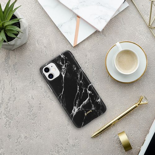 Crong Marble Case – Etui iPhone 11 (czarny) na Arena.pl