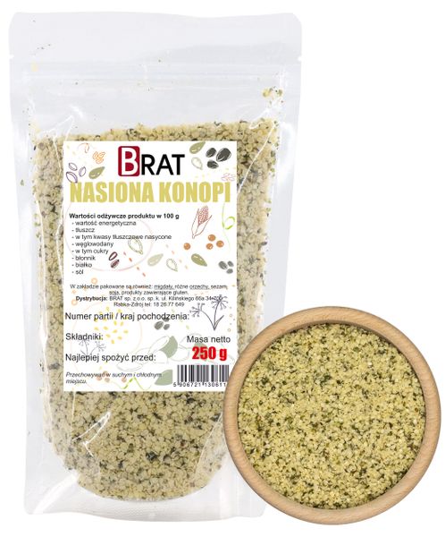 Nasiona konopi 250g zdjęcie 1