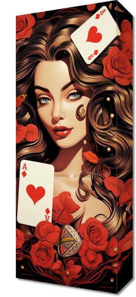 Obraz 20x50cm Różany Hazard zdjęcie 1