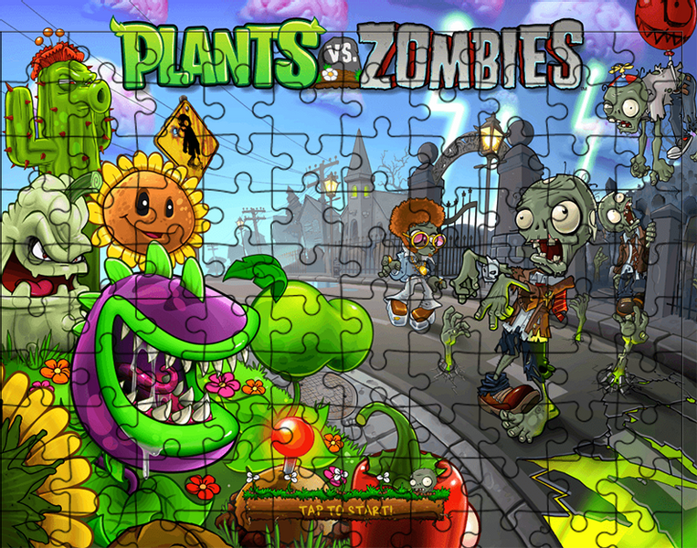 Puzzle Plants vs Zombie zdjęcie 1