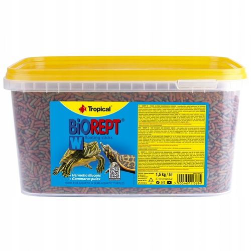 TROPICAL BIOREPT W POKARM DLA ŻÓŁWI WODNYCH I ZIEMNOWODNYCH 5l 1,5kg na Arena.pl