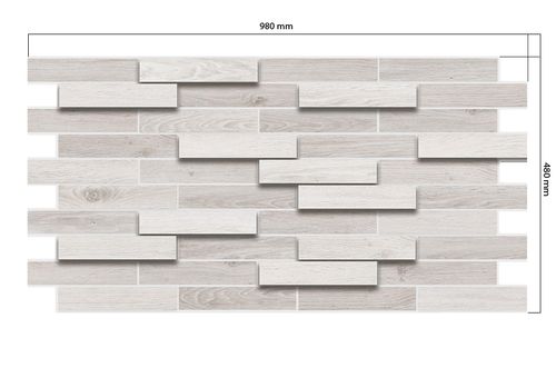 Panele Ścienne 3D PCV Drewno SZARE PARQUET na Arena.pl