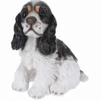 FIGURKA OGRODOWA spaniel 27 cm sztuczne kamienie