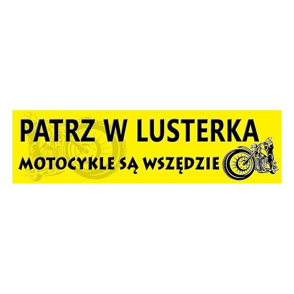Motocykle II – magnes na samochód zdjęcie 1