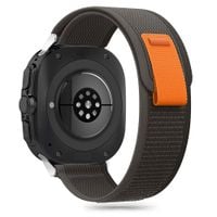 Pasek Nylonowy Tech-Protect Czarno-Pomarańczowy DO Samsung Galaxy Watch Ult