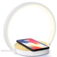 Lampka nocna z ładowarką 10W przyciemniana