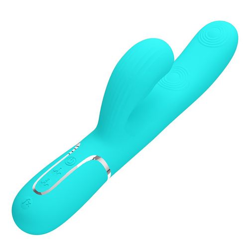 wibrator silikonowy dla kobiet. króliczek z ssaniem i pulsacjami. perdita na Arena.pl