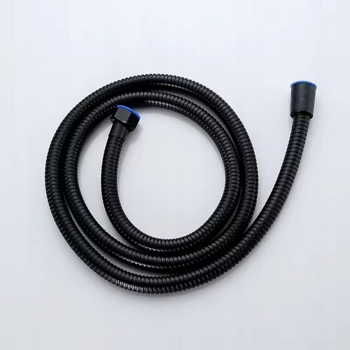 CZARNA BATERIA WANNOWA PRYSZNICOWA ŚCIENNA KRAN WANNY WĄŻ SŁUCHAWKA NATRYSK na Arena.pl