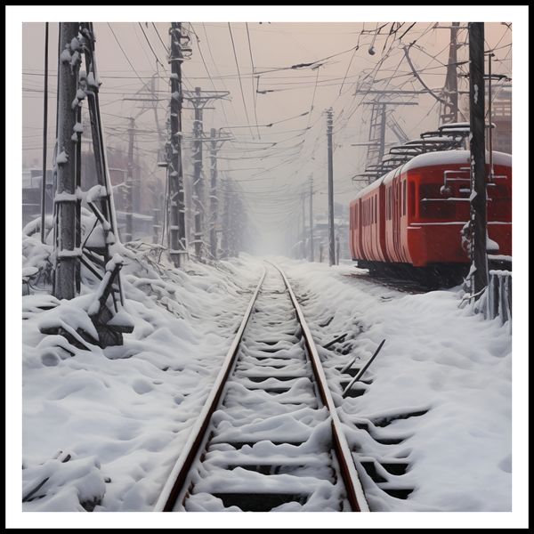 Plakat 90x90cm Podróż po Torach zdjęcie 3