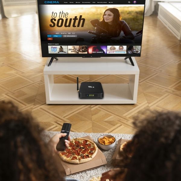 SMART TV BOX TX6 ANDROID 9 PRZYSTAWKA TV KODI 4/32 GB zdjęcie 2