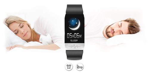 SMARTBAND RUBICON RNCE60 BLACK + Pasek RED na Arena.pl
