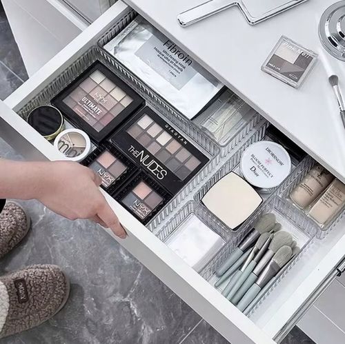 ORGANIZER NA KOSMETYKI WKŁAD DO SZUFLADY POJEMNIK TACKA PERFUMY MODUŁOWY 7 na Arena.pl