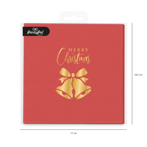 Serwetki Dzwonki czerwone 10szt. na Arena.pl