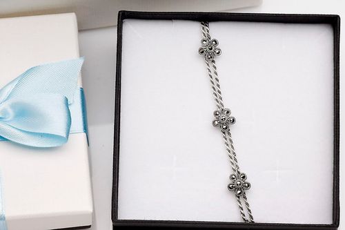 Srebrna bransoleta BDM4107 - Markazyty na Arena.pl