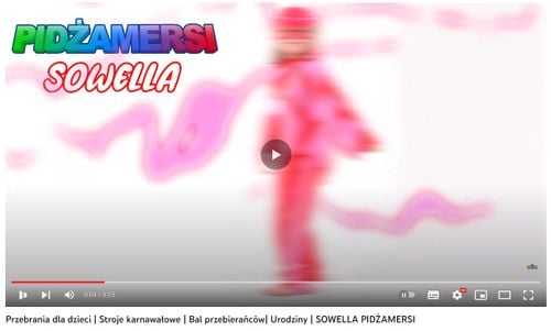 Przebranie Sowella rozmiar 120 na Arena.pl