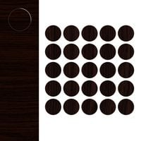 Zaślepki Meblowe Samoprzylepne Melaminowe Wenge fi 14mm 25szt ZM159