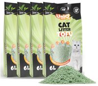 Żwirek tofu zielona herbata biodegradowalny ekologiczny 10kg UniQ Pets