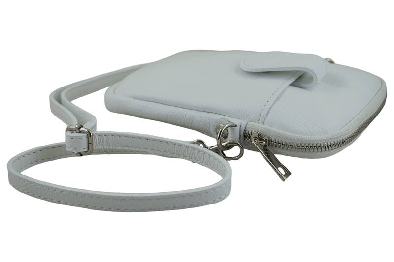 Skórzane etui na telefon - Białe zdjęcie 5