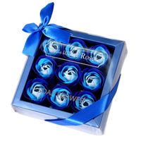 Flower box mydlane kwiaty róże prezent z okazji urodzin imienin dnia matki