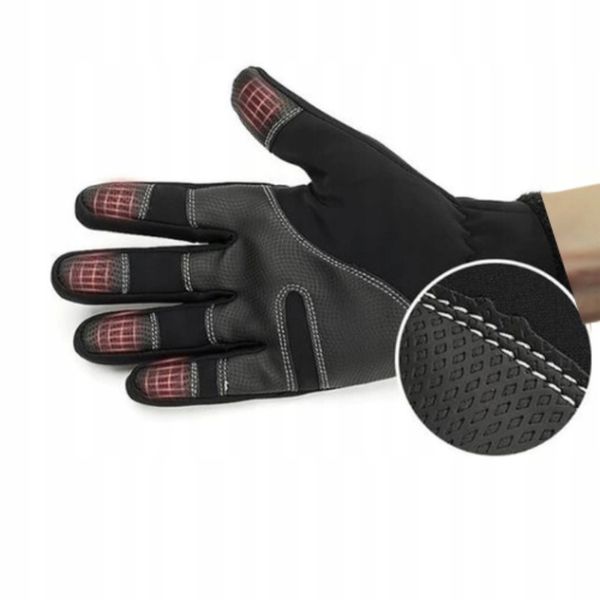 Rękawice Softshell Dotyk Narty Biegowe Rower XXL zdjęcie 2