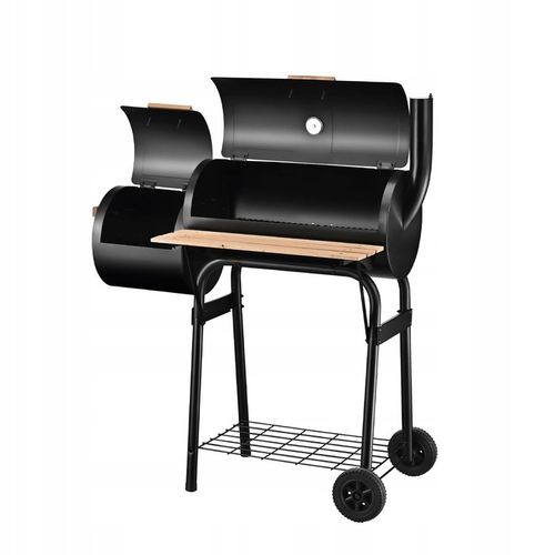 GRILL WĘGLOWY OGRODOWY WĘDZARNIA MARK ADLER ROAST 7.0 NA KÓŁKACH TERMOMETR na Arena.pl
