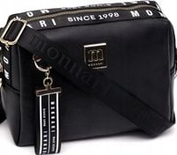 Torebka listonoszka Monnari BAG0170-020 ekoskóra czarna