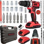 UDAROWA WIERTARKO WKRĘTARKA AKUMULATOROWA BITY NASADKI WKRĘTAK ZESTAW