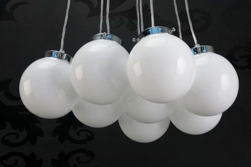 Lampa Białe Perły L kule śr. 15cm D2 na Arena.pl