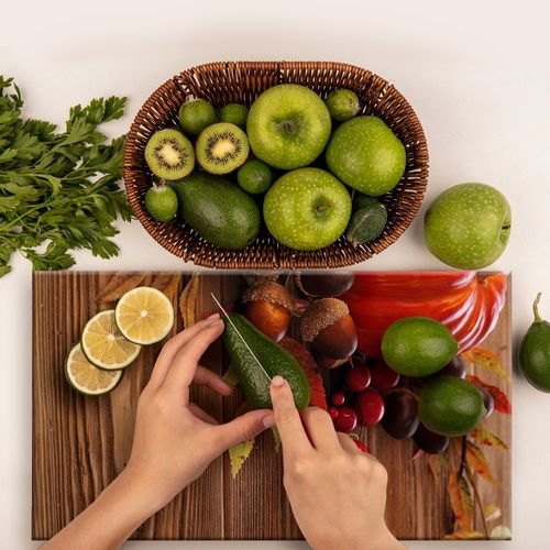 SZKLANA DESKA NA KUCHENKĘ 80x52 016B DYNIA na Arena.pl