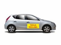 Reklama magnetyczna magnes na samochód 100x60 cm