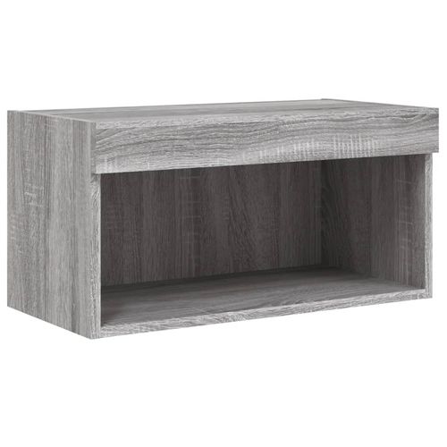 Szafka pod TV, z LED, kolor szary dąb sonoma, 60x30x30 cm na Arena.pl