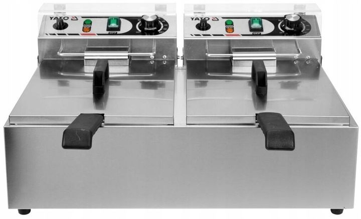 FRYTOWNICA PODWÓJNA 2X6L 2X3KW YATO YG-04622 zdjęcie 5
