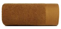 Ręcznik frotte z bordiurą RISO 70x140 miodowy