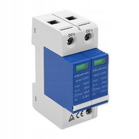 Qoltec ogranicznik ochronnik przepięć DC 2P 1000V T2 C