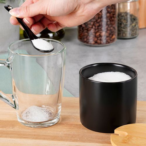 Cukierniczka ceramiczna czarna na Arena.pl